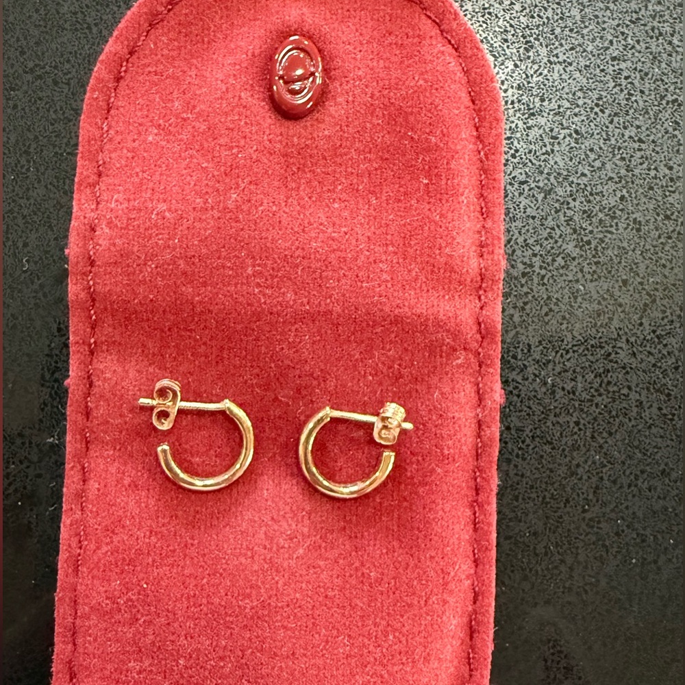 Aurate rose gold hoop Earrings